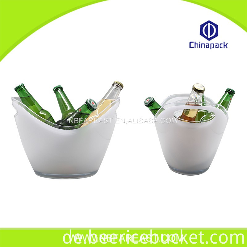 Neuer Design-Kunststoff-Rundeis-Eimer New design plastic round ice bucket
